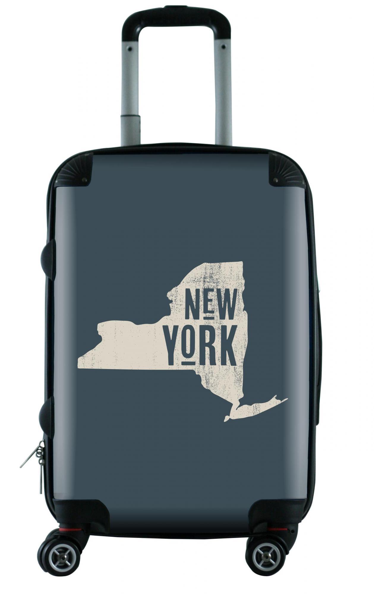 612 My Home State New York 20 Carry On Luggage - Lightweight Durable Suitcase for Travel, Business Trips & Weekend Getaways