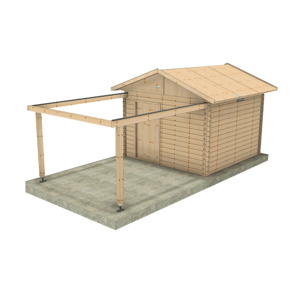 Greenline Big 32 Roll Off Observatory 2.75m - Heavy Duty Dumpster for Construction & Home Renovation Waste Disposal