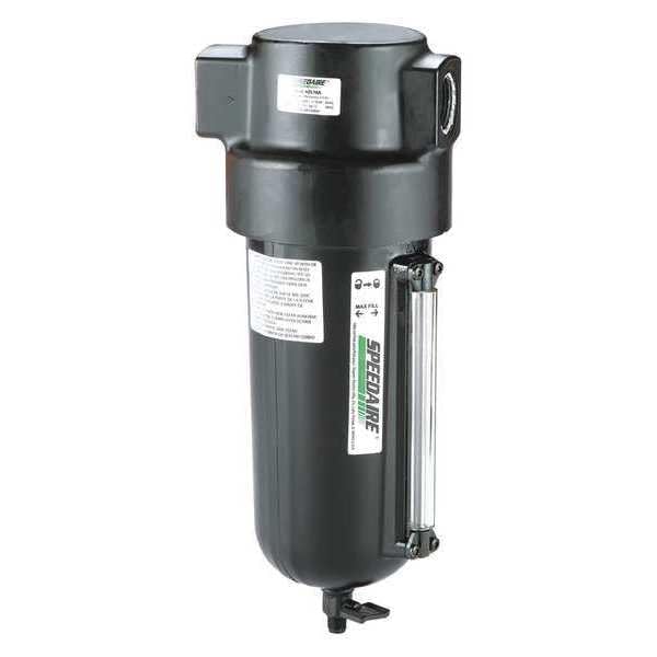 Speedaire 4ZL09 High Efficiency Compressed Air Filter - 250 psi Max Pressure, 4.75 Inch Width - Ideal for Industrial Pneumatic Systems & Workshop Air Tools
