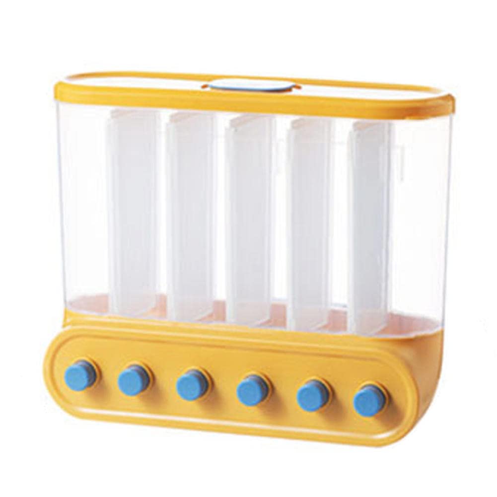 ACGrade Wall-Mounted Grain Dispenser - Airtight Cereal Storage Container for Kitchen Organization | Perfect for Pantry, Baking Ingredients & Dry Food Storage