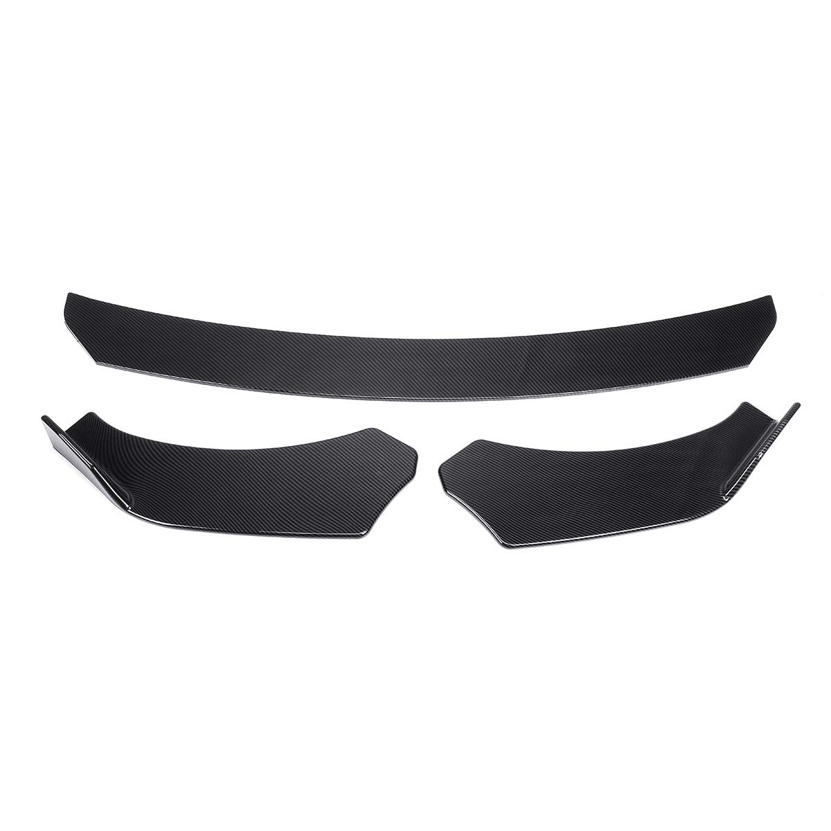 Premium Universal Car Front Bumper Lip Spoiler - Adjustable Splitter Diffuser Body Kit for BMW, Benz, Audi, VW, Subaru | Durable ABS Material | Enhance Vehicle Aerodynamics & Sporty Look (Color: Black) - Perfect for Street Racing, Car Shows & Performance Upgrades