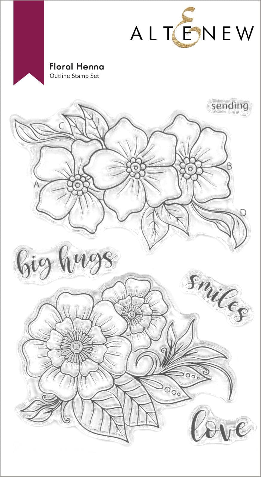 Floral Henna Tattoo Kit - Natural Mehndi Cone for Body Art, DIY Temporary Tattoos - Perfect for Weddings, Festivals & Summer Beach Parties