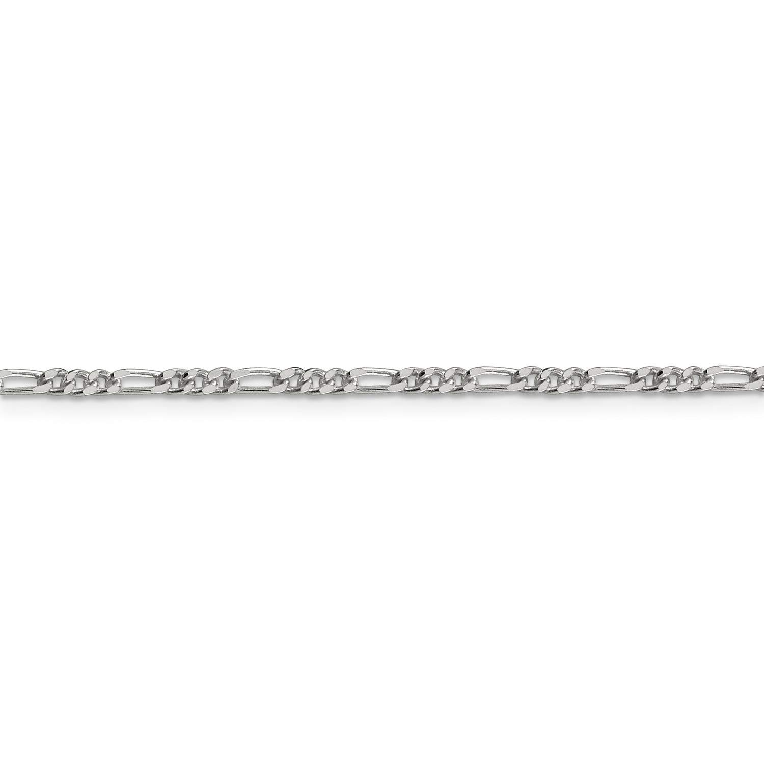 .925 Sterling Silver Figaro Chain Necklace, Bracelet or Anklet - Durable Jewelry for Men & Women - Perfect for Gifts, Everyday Wear & Special Occasions