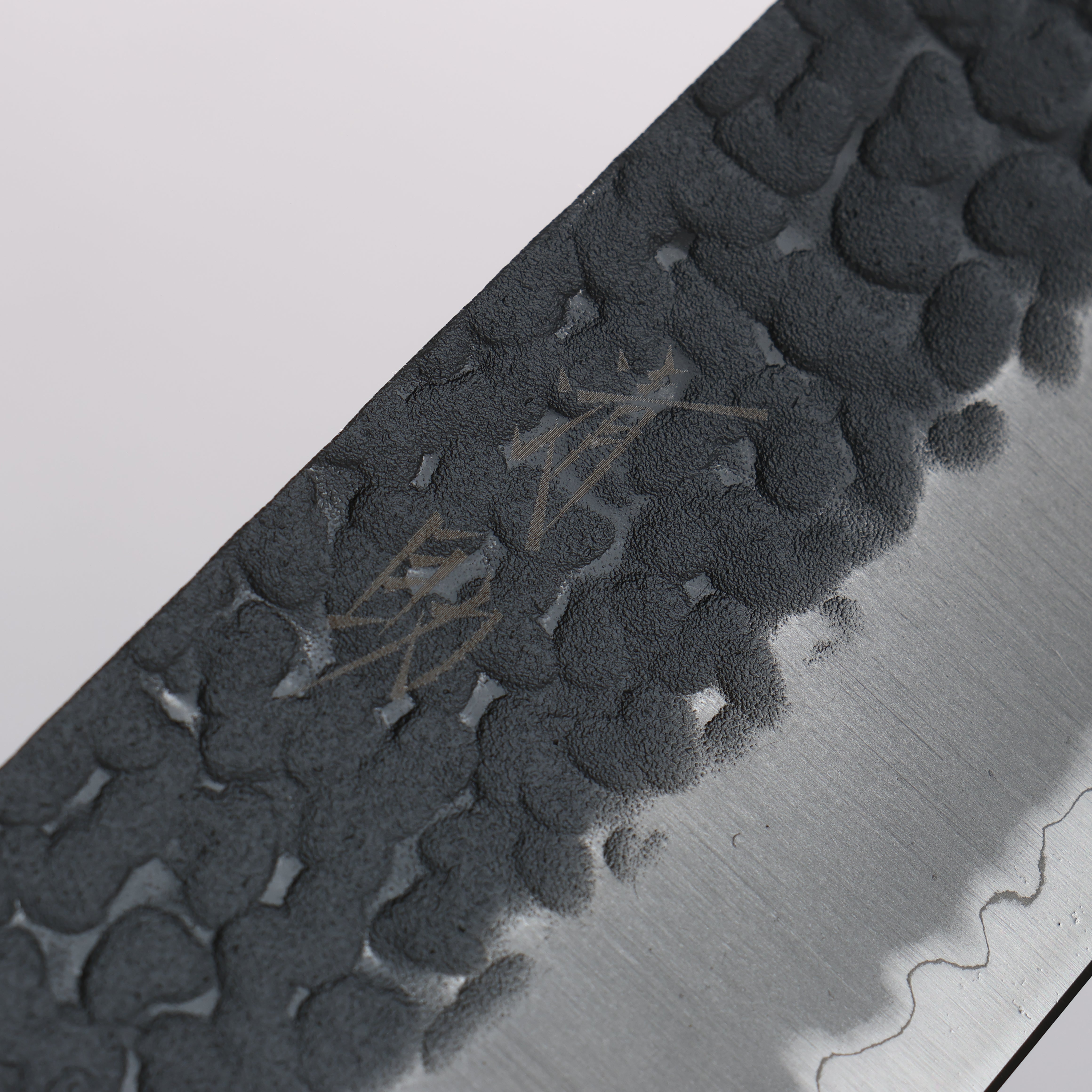 Premium Seisuke Shitan Blue Super Hammered Kurouchi Gyuto 240mm Japanese Chef Knife with Exotic Shitan Handle - Perfect for Sushi, Sashimi & Meat Cutting