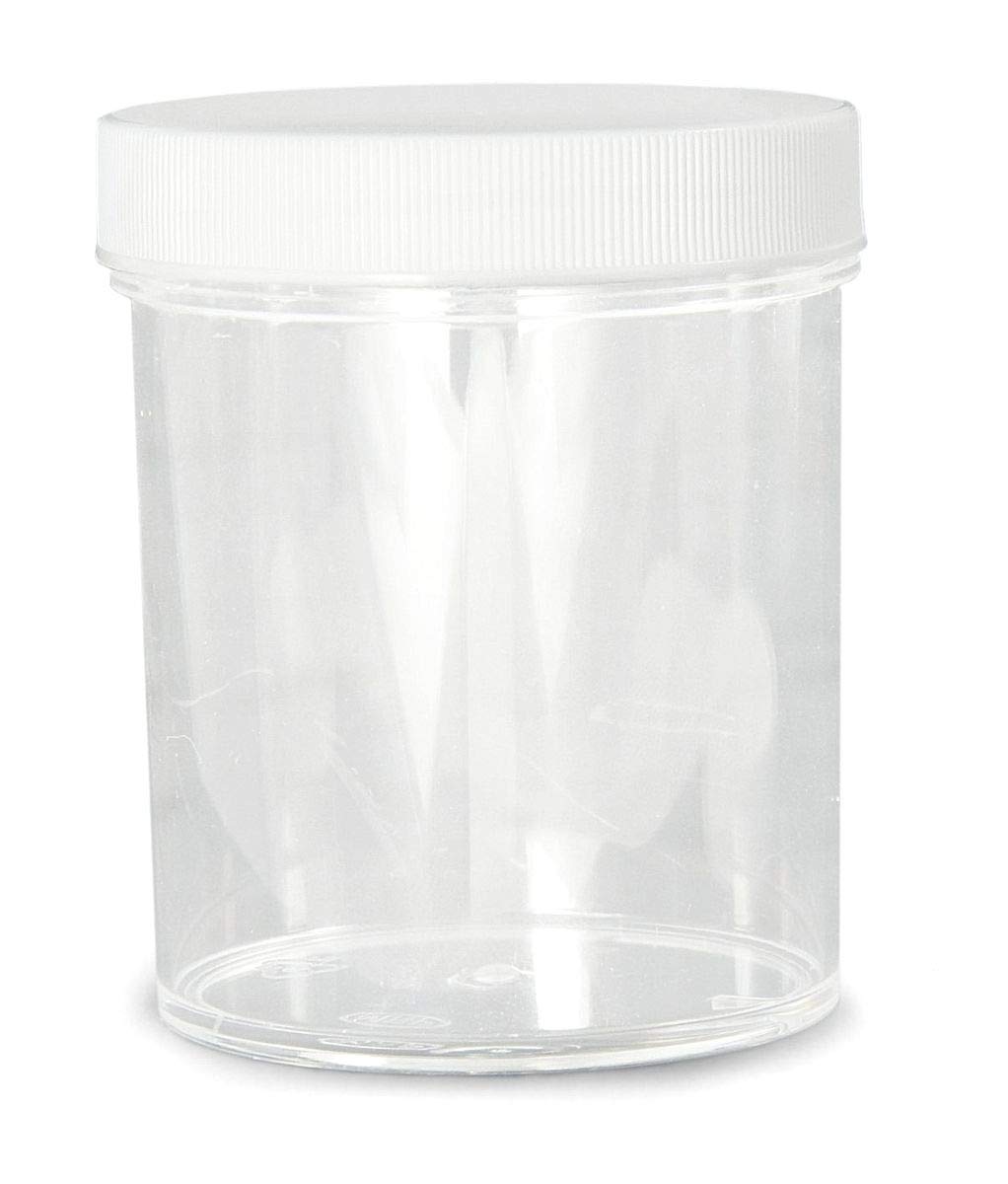 3811 Wide-Mouth Sample Containers - 60mL Polystyrene (PS) Lab Jars for Scientific Research, Medical Testing & Food Storage | Leak-Proof, Sterile & Durable Labware
