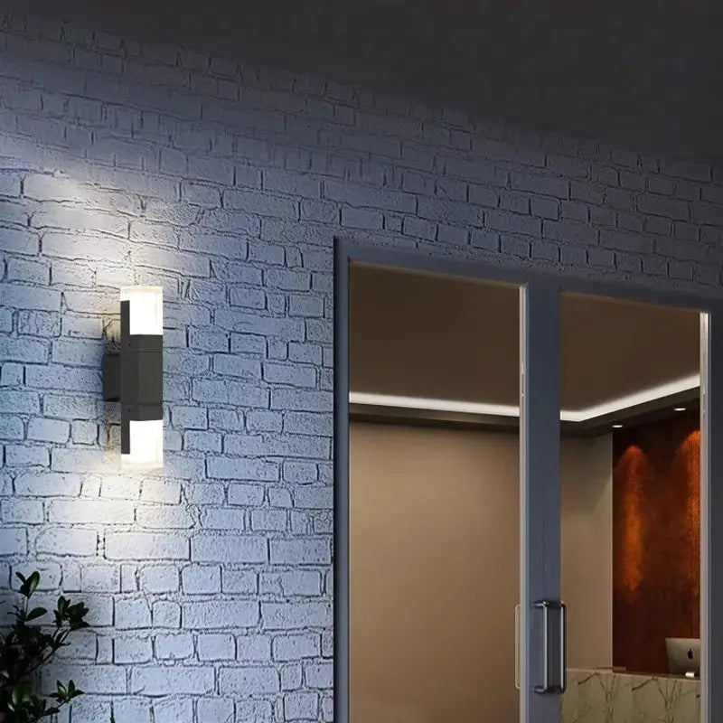 Aluminum Motion Sensor Outdoor Wall Sconce Light - Waterproof LED Security Lighting for Porch, Garage, Garden & Pathway - Energy Efficient & Weather Resistant