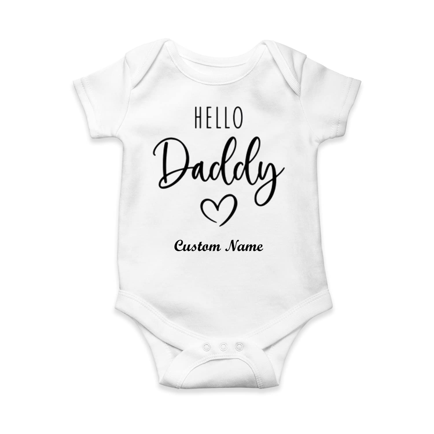 Personalized 'Just a Girl in Love With Her Daddy' Baby Onesie - Cute Father's Day Gift for Toddler & Kids | Perfect for Father's Day Celebrations, Family Photos & Special Moments