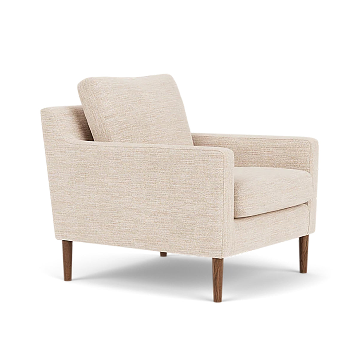 Astha Fabric Armchair - Modern Upholstered Accent Chair for Living Room, Bedroom & Office - Comfortable Lounge Chair with Soft Fabric & Sturdy Frame