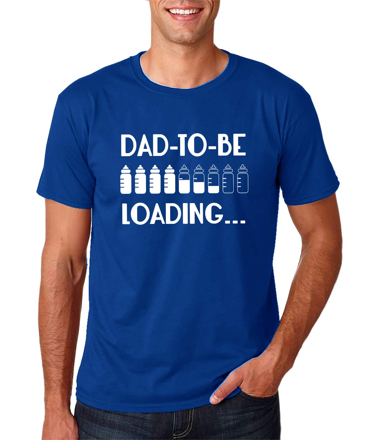 Dad to Be Loading - Father's Day Pregnancy Announcement T-Shirt for Expecting Dads | Funny Pregnancy Reveal Gift for Men | Perfect for Gender Reveal Parties & New Dad Celebrations