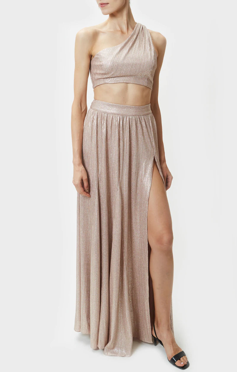 Darrin Maxi Skirt for Women - Elegant Blush Pink Flowy Long Skirt | Perfect for Summer, Beach, Boho Outfits & Casual Wear