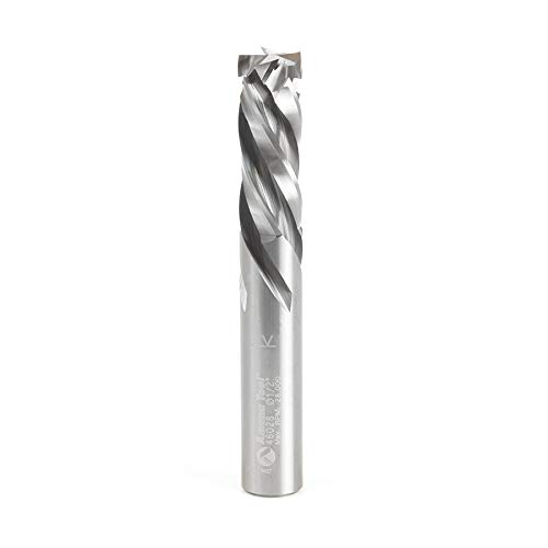 Amana Tool - 46028 CNC Solid Carbide Mortise Compression Spiral Router Bit, 4 Flute, 1/2