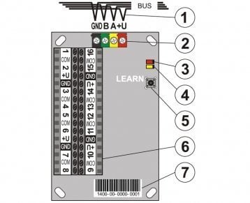 JA 116H BUS Expander - 16 Input Ports for Industrial Automation & Control Systems | Expand Your Device Connectivity for Factory Equipment & Machinery