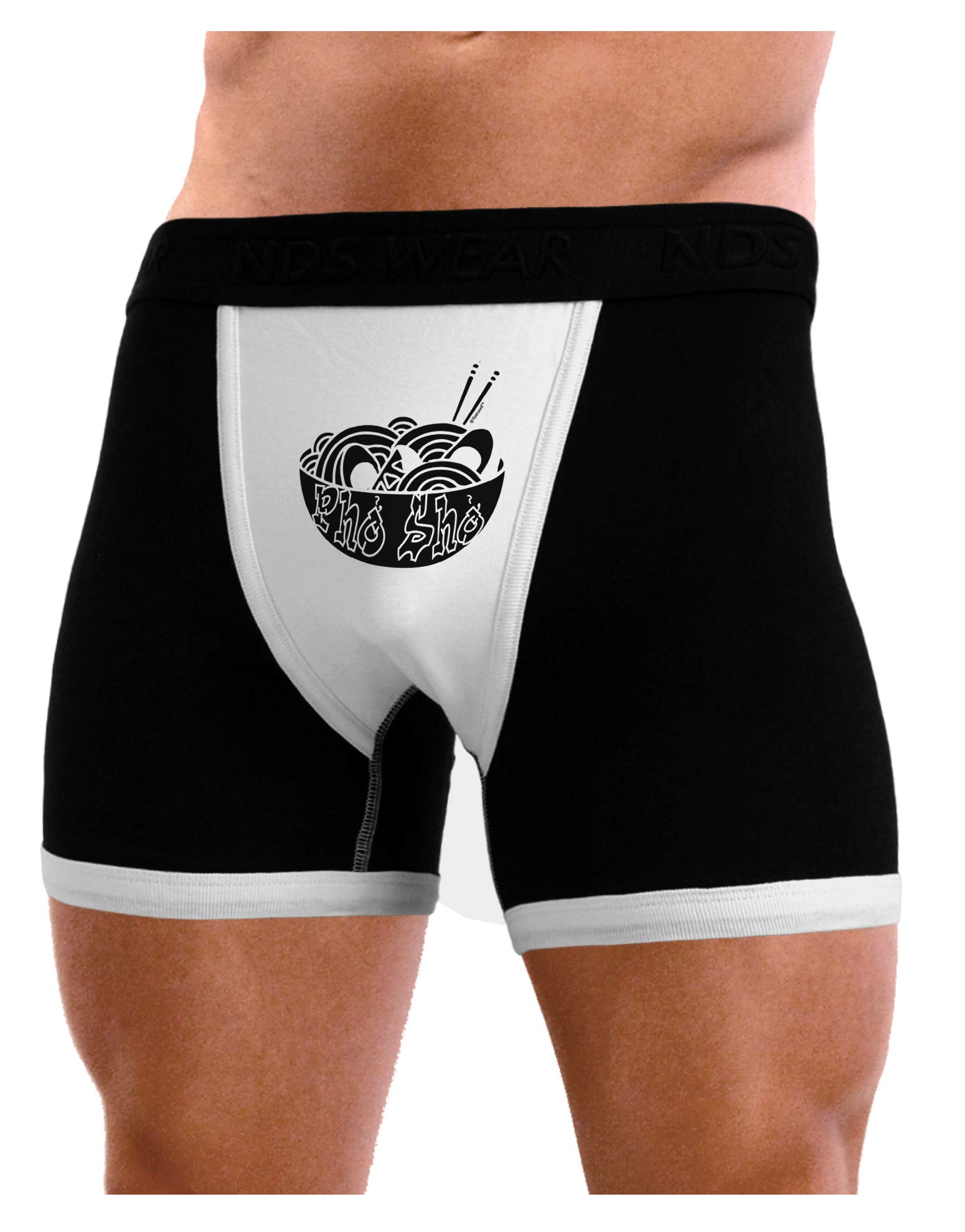 TooLoud Pho Sho Vietnamese Soup Bowl - Authentic Vietnam Foodie Cookware for Chefs | Funny Food Humor Gift Boxer Brief Underwear for Men - Perfect for Cooking Enthusiasts & Humorous Gift Giving