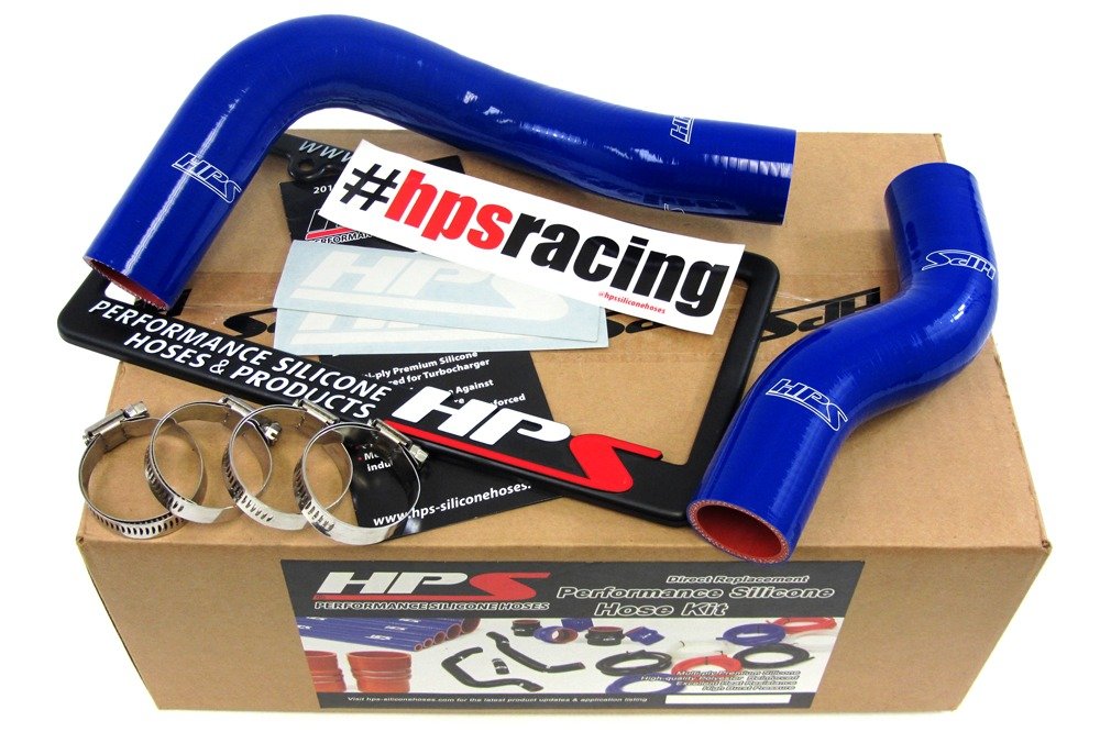 HPS 57-1270-BLUE Blue Silicone Radiator Coolant Hose Kit - High Performance Cooling System Replacement for Cars, Trucks & SUVs - Perfect for Engine Overheating Protection & DIY Automotive Repair