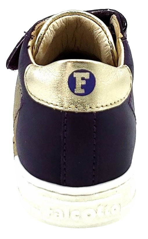 Falcotto Girls Heart Print Sneakers - Stylish Violet & Platinum Casual Shoes for Kids | Perfect for School, Playdates, and Everyday Wear