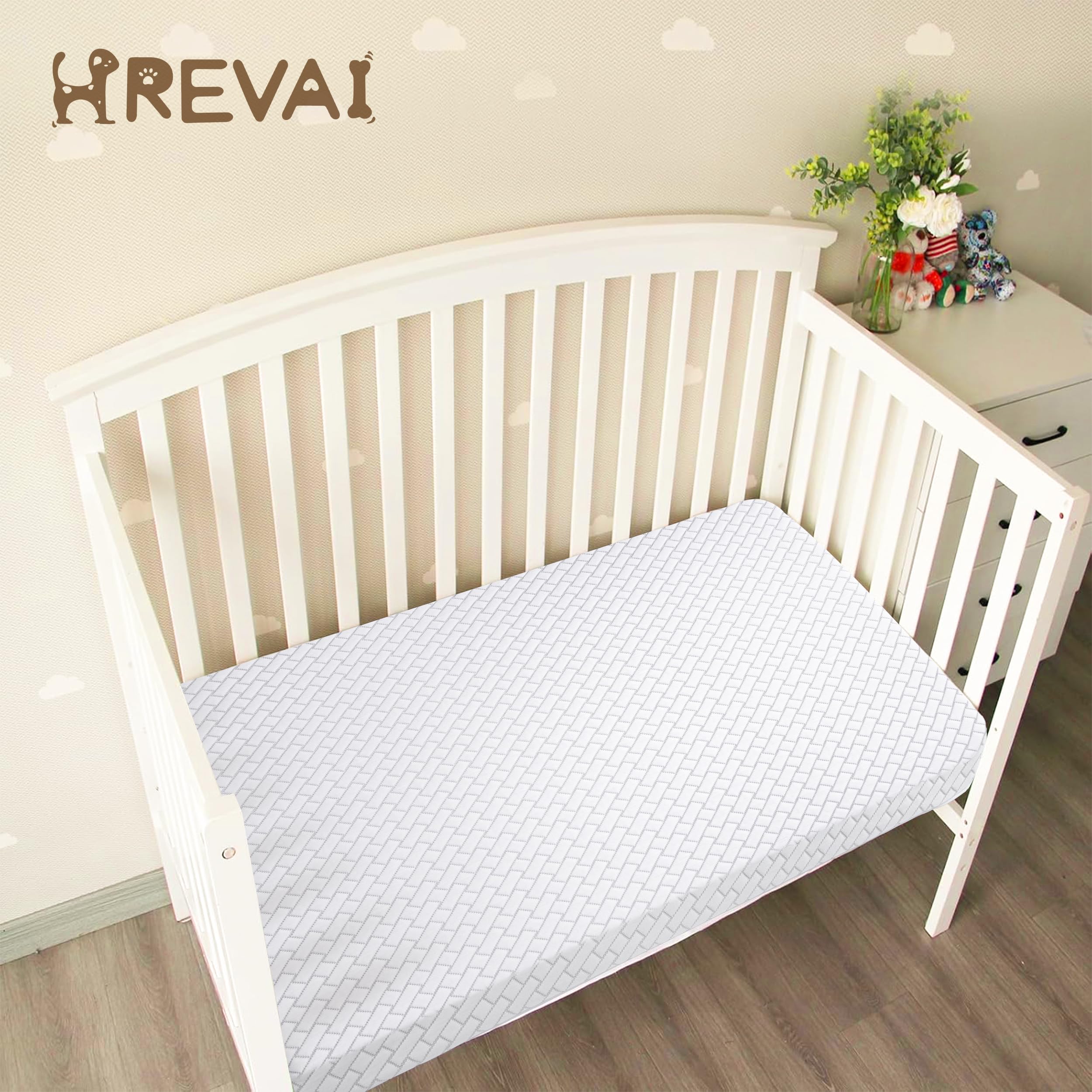 Breathable Memory Foam Pack N Play Mattress for Toddlers - 38