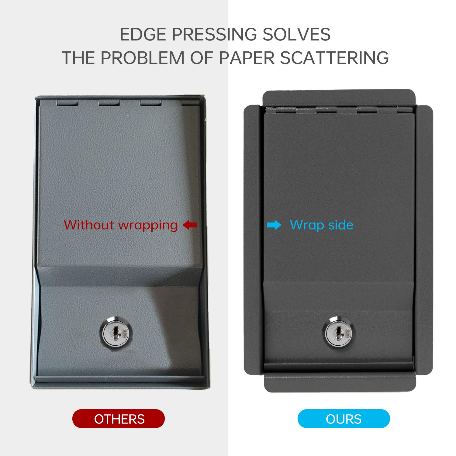 Real Paper Transfer Book Safe with Secret Hidden Compartment & Key Lock - 8.7×6×2 Inch Disguised Bible Book Safe for Valuables Storage - Perfect for Home Security, Travel Safety & Emergency Cash Hiding