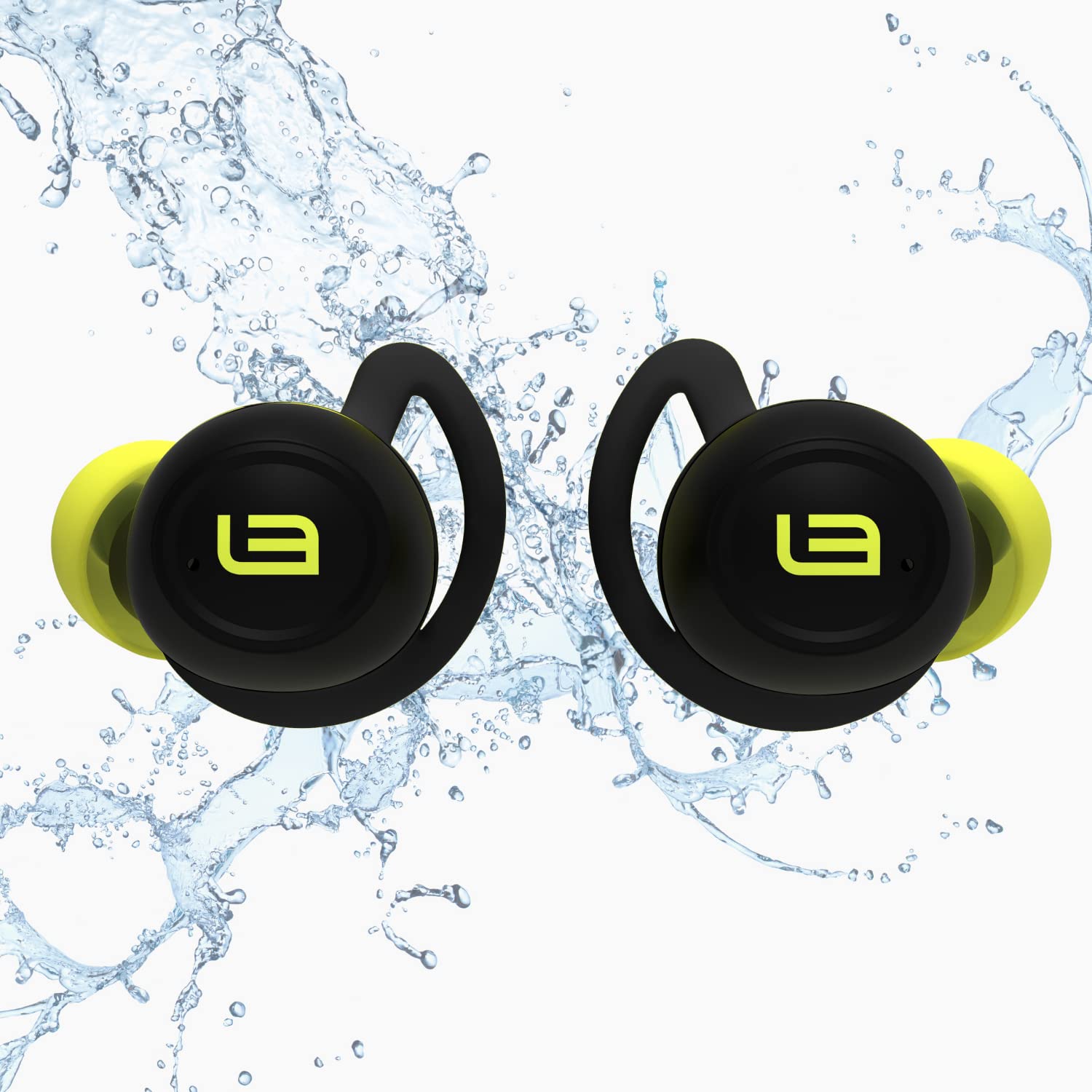 HyperSonic Evolution HD Bluetooth Earbuds - 60H Playtime, Ultra Bass, 3D Spatial Sound, Wireless Charging, IPX7 Waterproof for Running, Gym & Travel (2023 New Model, Black)