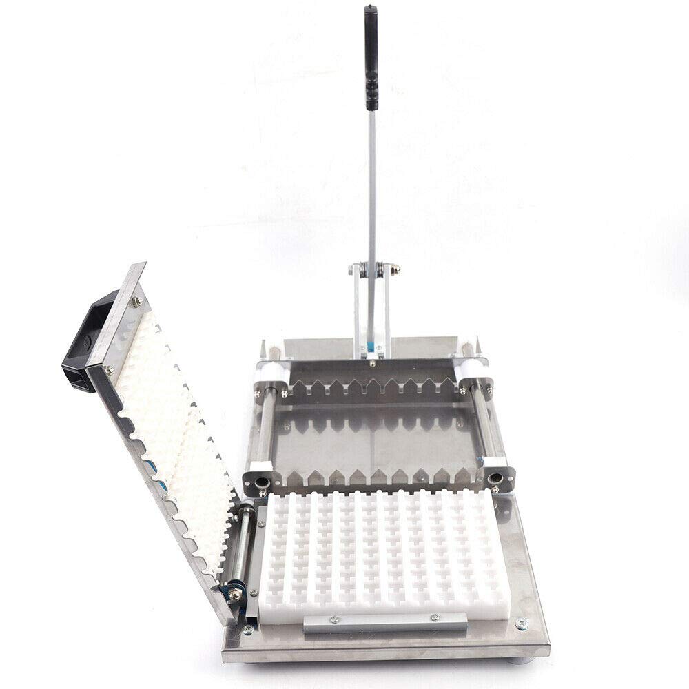 Stainless Steel Manual Kebab Maker - BBQ Meat Skewer Machine for Lamb, Chicken & Beef - Perfect for Home Grilling, Camping & Outdoor Cooking