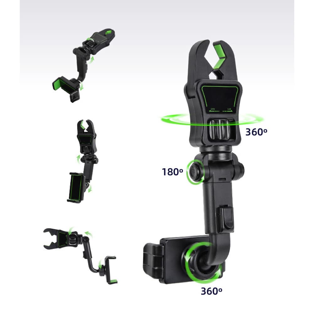 360° Adjustable Car Phone Holder - Universal Headrest Mount for GPS & Safe Driving