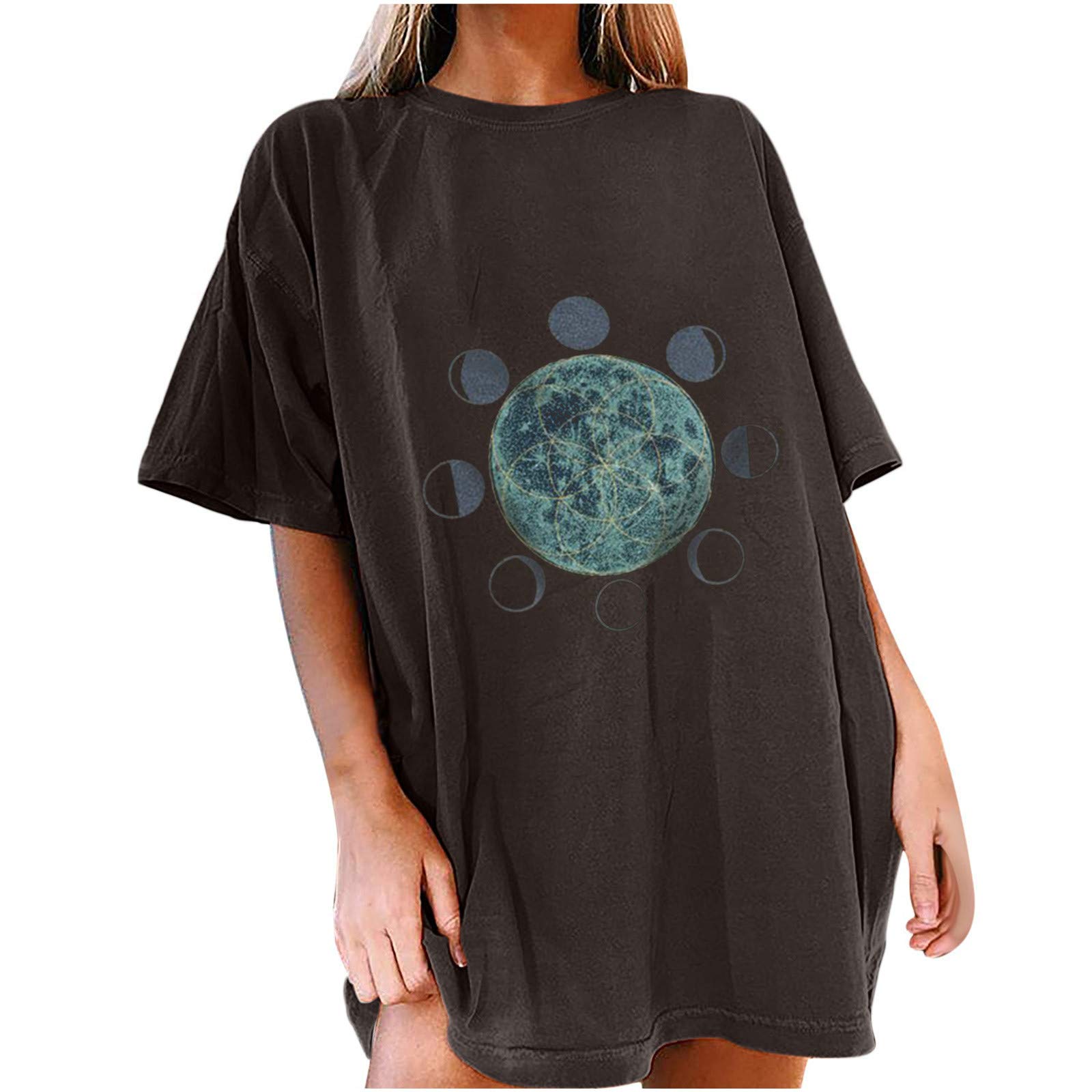 Women's Gym Shirts & Summer Tops - Breathable Short Sleeve Loose Fit Casual T-Shirts, Workout Crop Tops for Yoga, Running & Everyday Wear