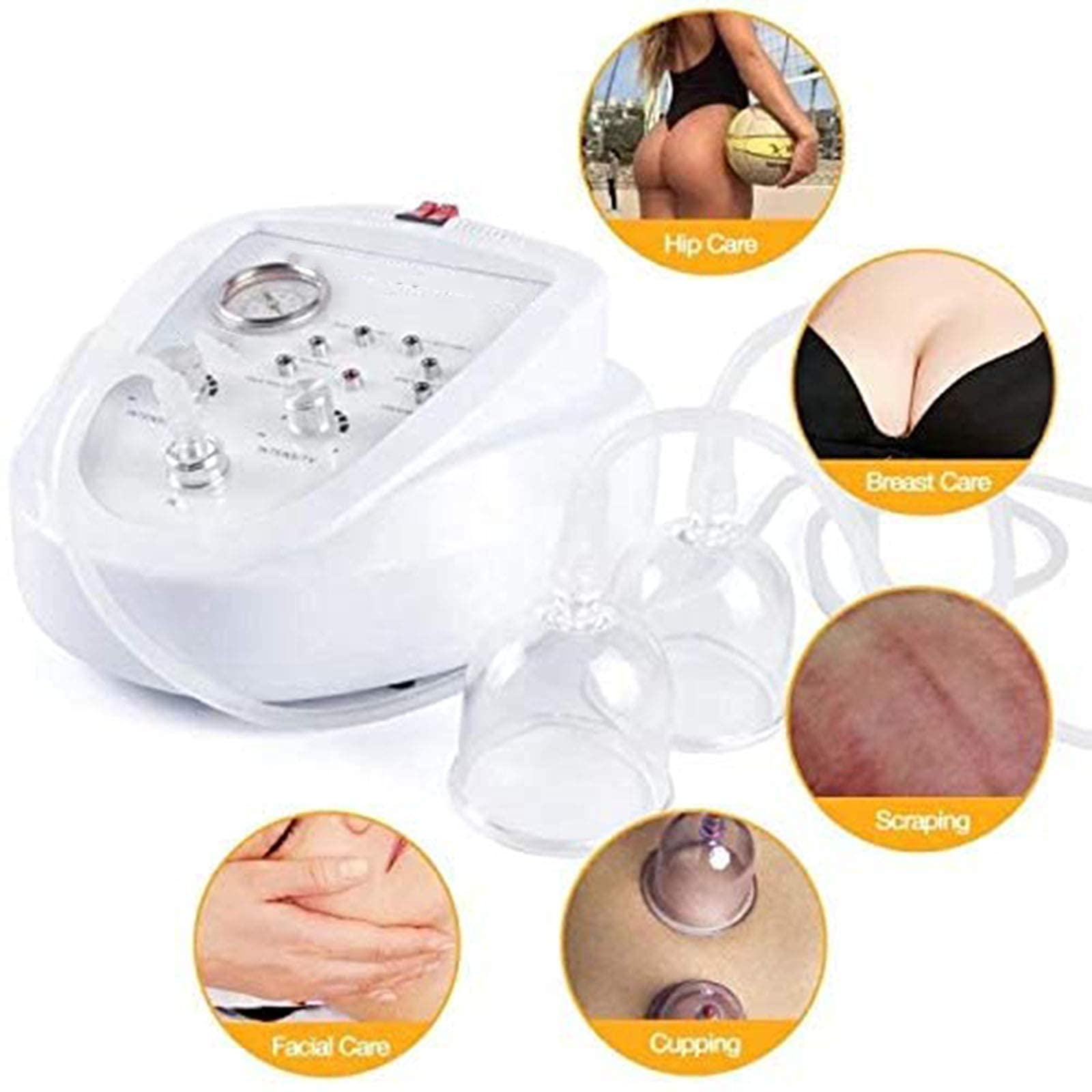 Vacuum Therapy Massager for Cellulite Reduction & Pain Relief - Multifunctional Body Cupping Machine for Skin Rejuvenation, Back, Neck & Joint Pain - Perfect for Home Spa & Physical Therapy