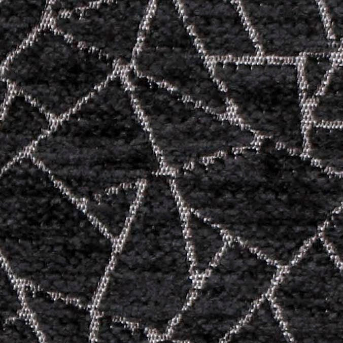 Black & Gray Web Jacquard Velvet Abstract Curtain Panels - Elegant Window Treatments for Living Room, Bedroom & Home Decor