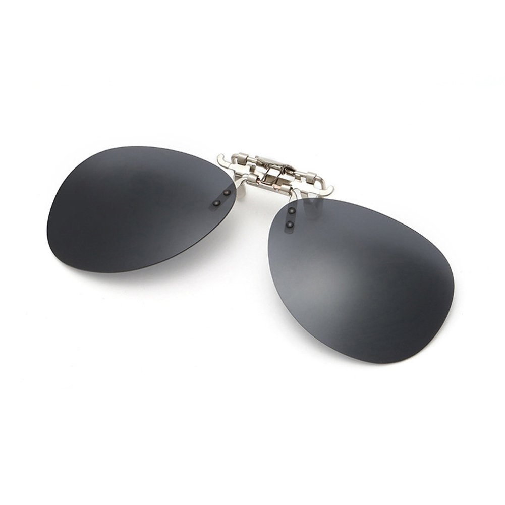 Night Vision Polarized Clip-On Sunglasses for Driving, Fishing & Outdoor Activities – Oversized UV Protection Glasses for Men & Women
