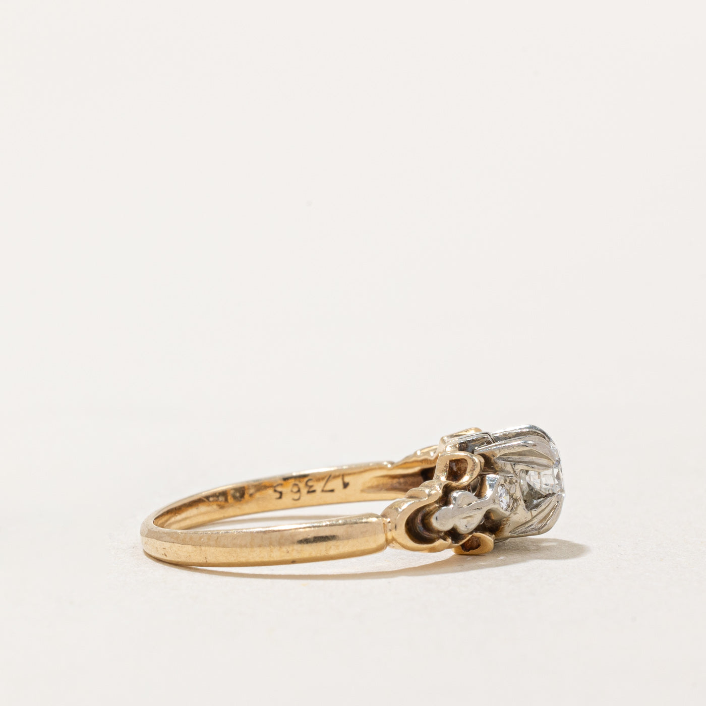 0.14ctw Illusion Set Diamond Ring - Size 4.25 | Elegant Wedding Band, Anniversary Gift for Her | Perfect for Engagement, Proposal & Special Occasions