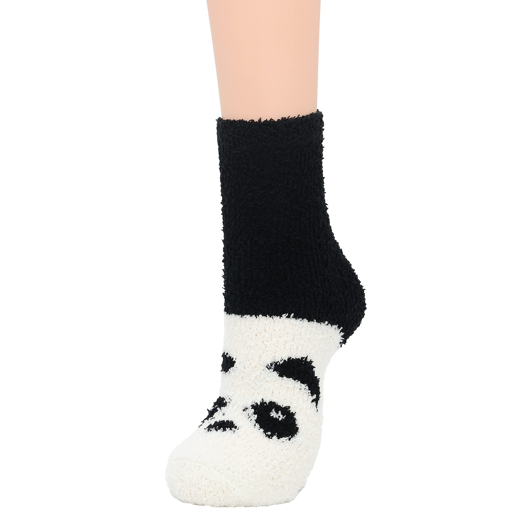 Zando Women's Soft Fuzzy Socks - Thick Warm Winter Slipper Socks for Home, Sleeping & Lounge - Cozy Fluffy Non-Slip House Socks for Cold Weather Comfort