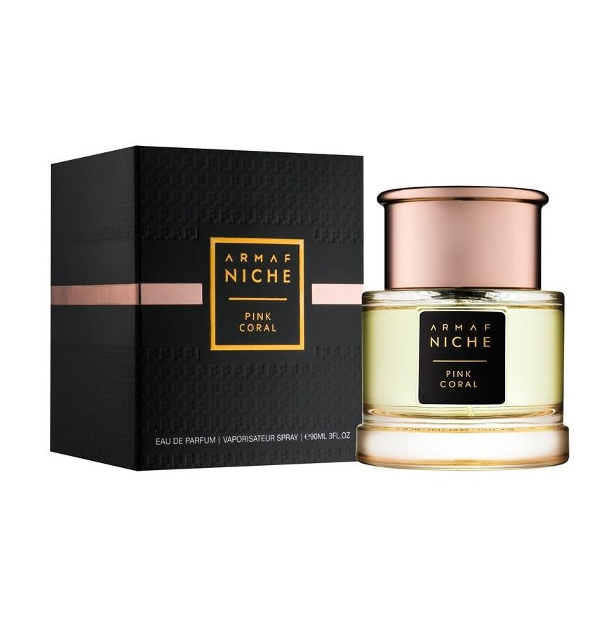Armaf Niche Pink Coral 90ML EDP Spray for Women - Floral Fruity Perfume, Long-Lasting Fragrance | Perfect for Date Night, Office Wear & Special Occasions