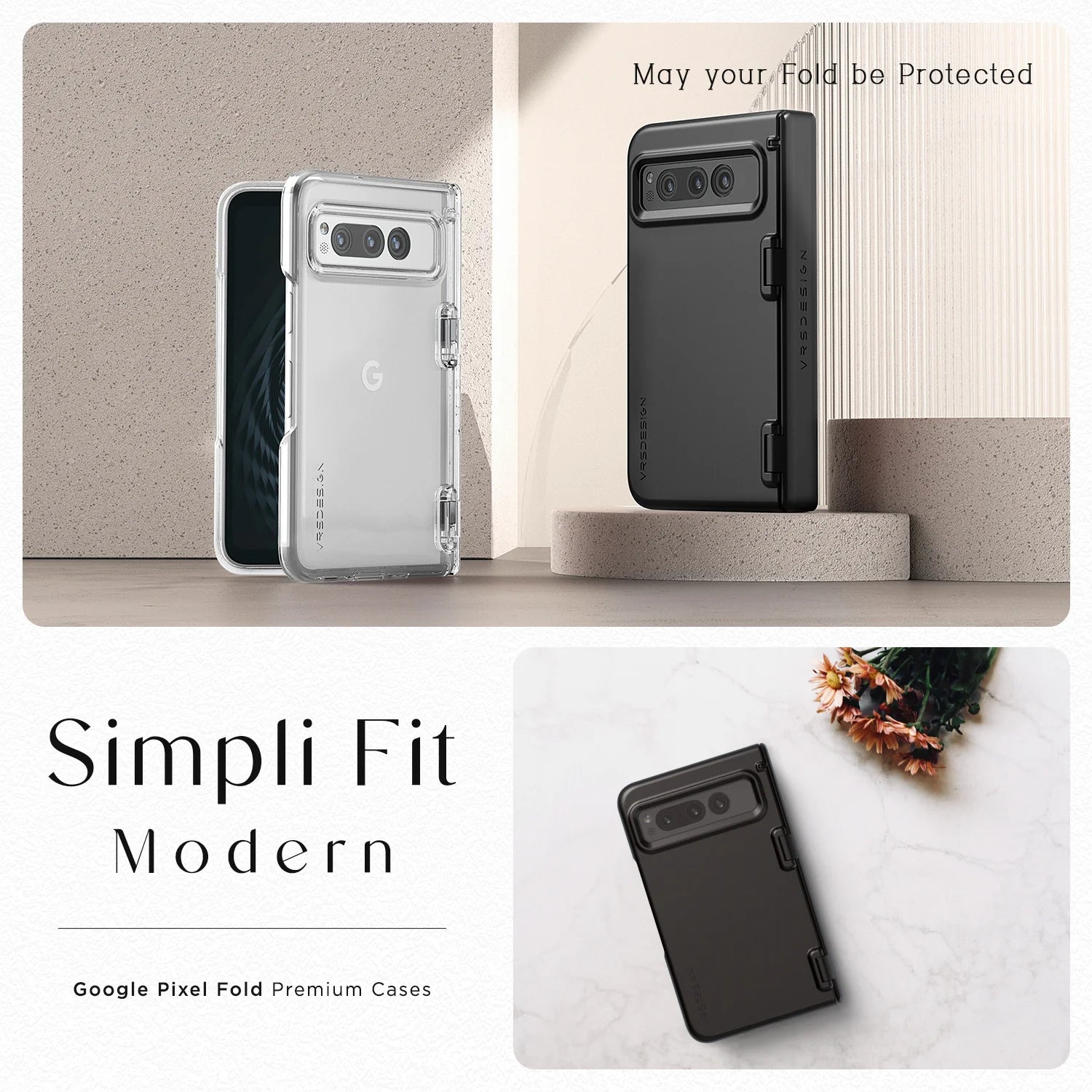 Google Pixel Fold Case - Slim Fit Modern Series | Shockproof & Scratch-Resistant Cover for Everyday Use & Travel