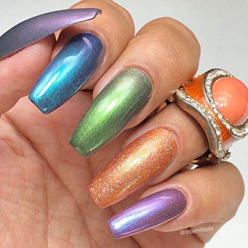 100 Pcs Coffin Ballerina Fake Nails - Long Full Cover Acrylic Nail Tips for Salon & DIY - False Nails for Manicure, Nail Art, Party & Special Occasions