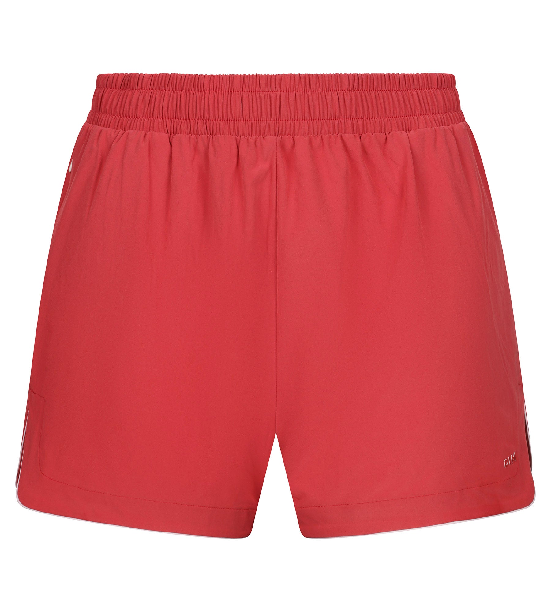 Women's Viscose Sport Shorts - Red Dim Move - Perfect for Running, Yoga & Gym Workouts