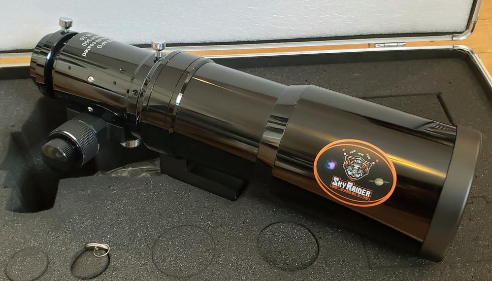 SkyRaider 80mm ED APO Refractor Telescope Bundle - High-Performance Apochromatic Lens for Astrophotography & Stargazing - Perfect for Backyard Astronomy, Night Sky Observation & Celestial Photography