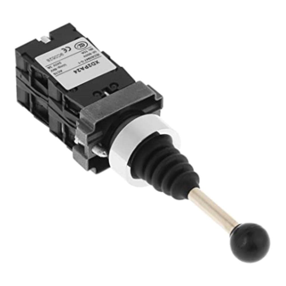 Premium Spring-Loaded Joystick Controllers with 4-Position Rotary Switches & Microswitches - Professional Gaming Accessories for PC, Arcade & Flight Simulators - Perfect for Competitive Gaming & Retro Arcade Setup