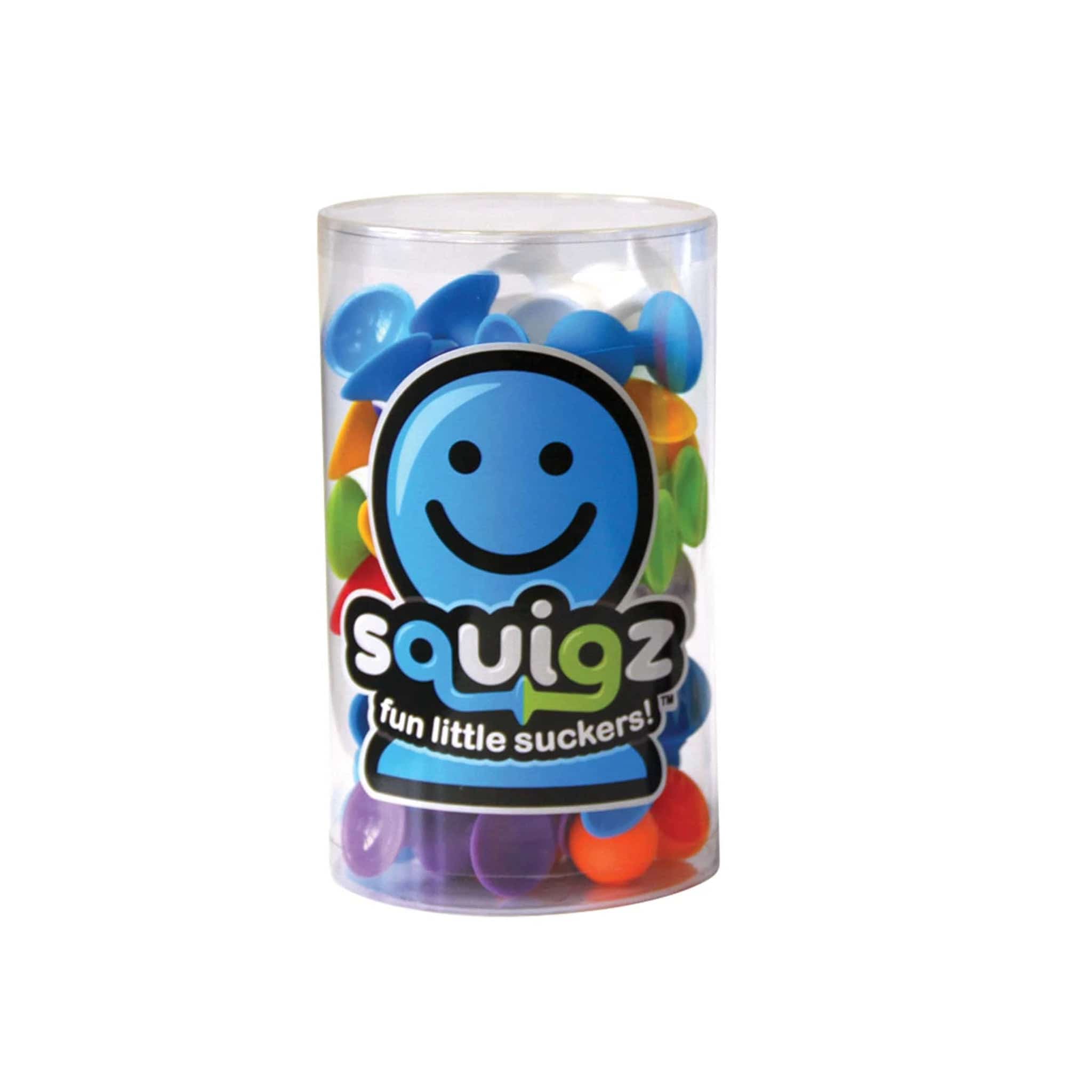 Fat Brain Toys Squigz Starter Set - 24-Piece Creative Building Toy for Kids, STEM Learning & Sensory Play - Perfect for Home, Classroom & Travel Activities
