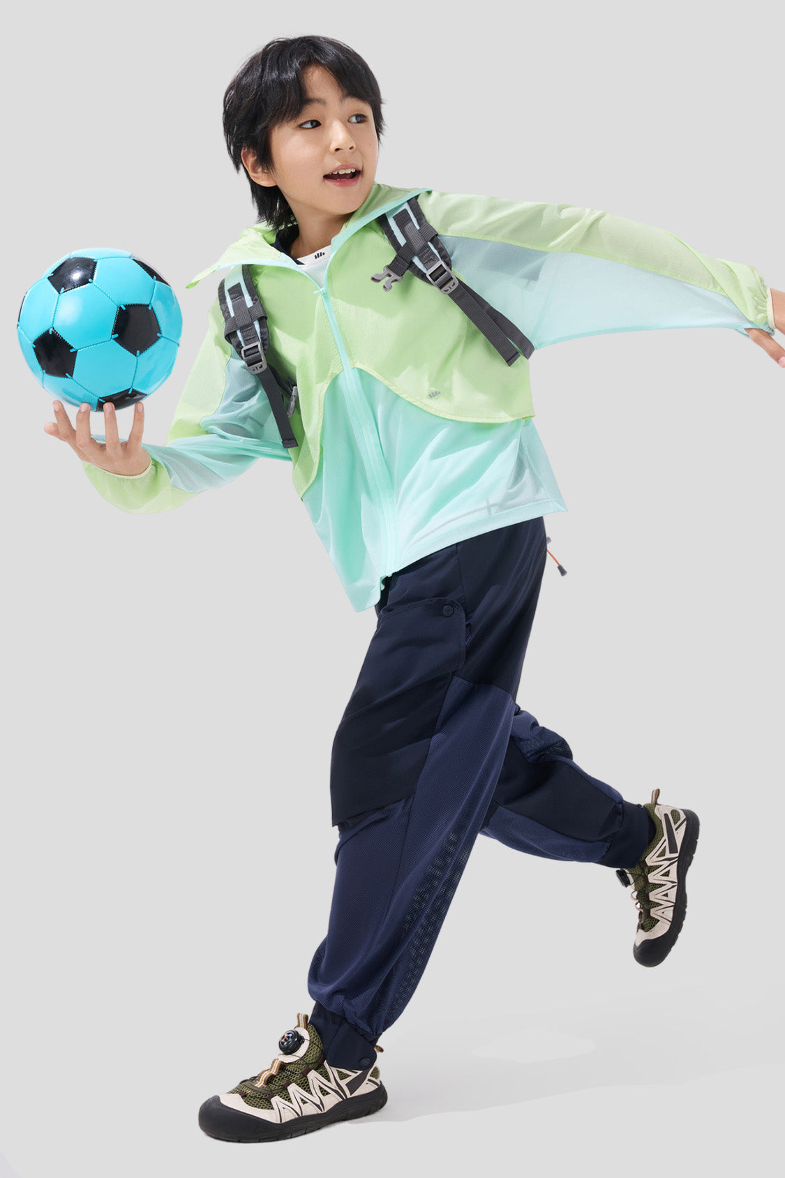 UPF 100+ Kids' Sun Protection Jacket - Lightweight & Breathable for Outdoor Activities, Beach, and Summer Play
