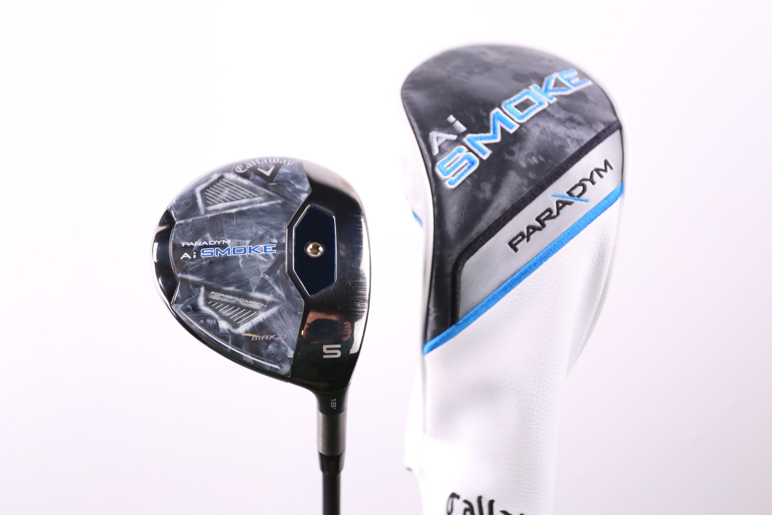 Callaway Paradym Ai Smoke MAX D 5 Wood Right Handed 18° Senior Flex Golf Club - Perfect for Senior Golfers Seeking Distance & Forgiveness on Fairways