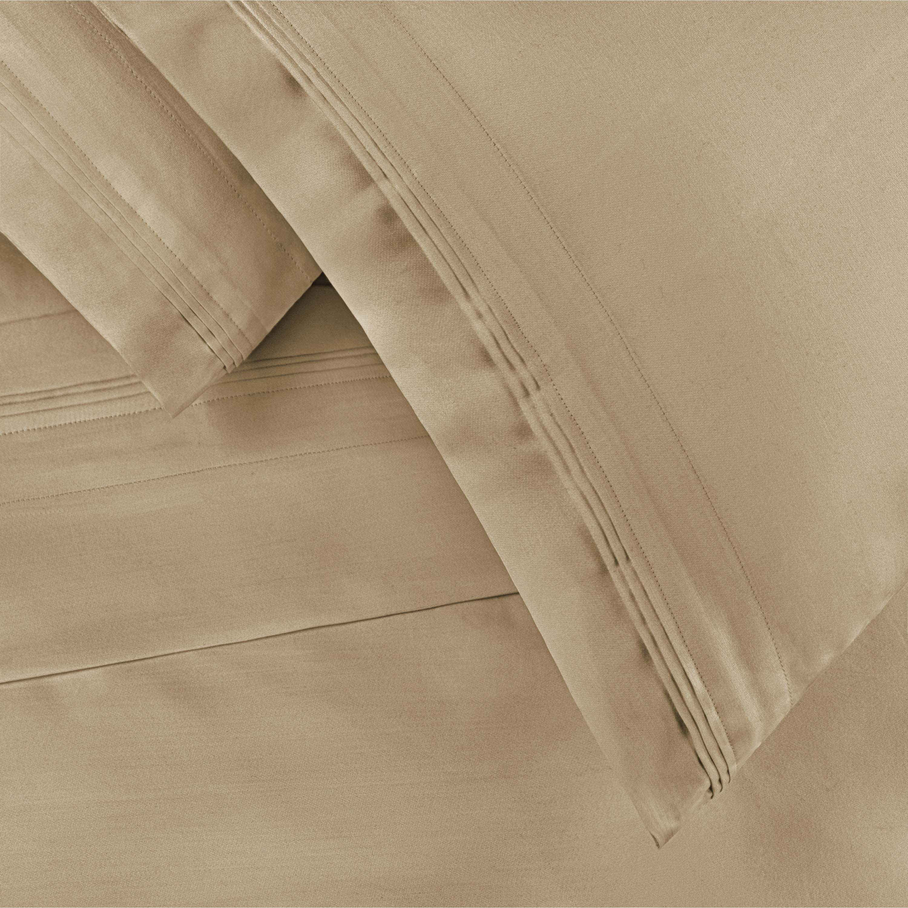 Premium 650 Thread Count Egyptian Cotton Sheet Set - Eco-Friendly, Breathable & Hypoallergenic - Perfect for Luxury Bedding & Hot Sleepers