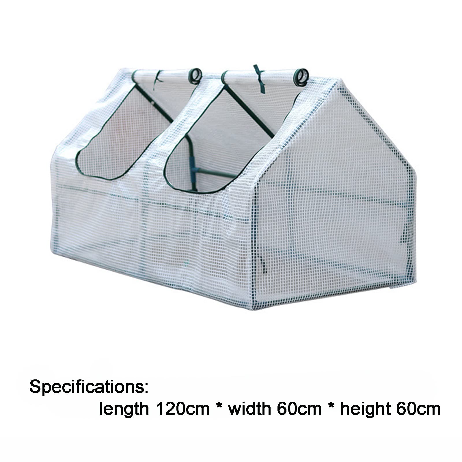 Premium Plastic Greenhouse for Garden - UV Protection & Waterproof PE Cover, Portable Mini Greenhouse (120x60x60cm) - Ideal for Seedlings, Plant Protection & Outdoor Gardening