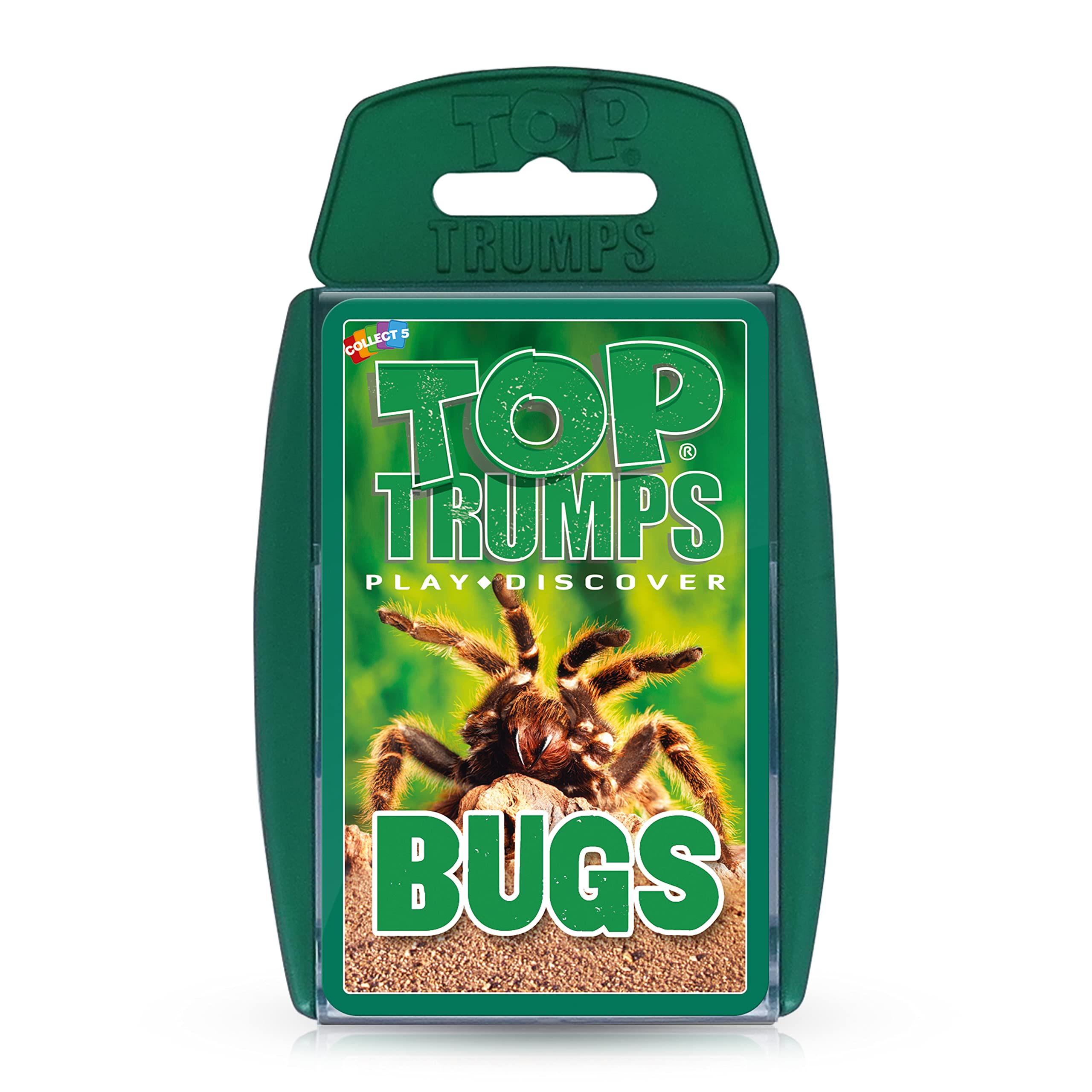 Bugs Top Trumps Card Game - Fun Educational Insect Collectible Cards for Kids | Perfect for Family Game Night & Classroom Learning Activities