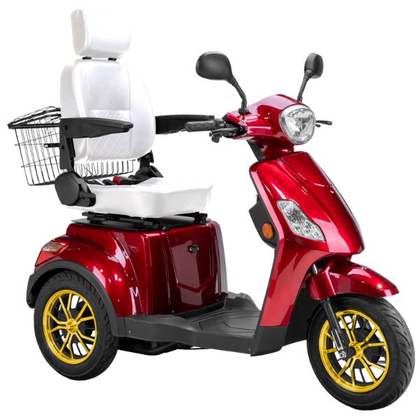 Bespoke Legacy Full Size 3 Wheel Mobility Scooter for Adults - Lightweight Electric Scooter with Long Battery Life - Perfect for Outdoor, Shopping & Travel