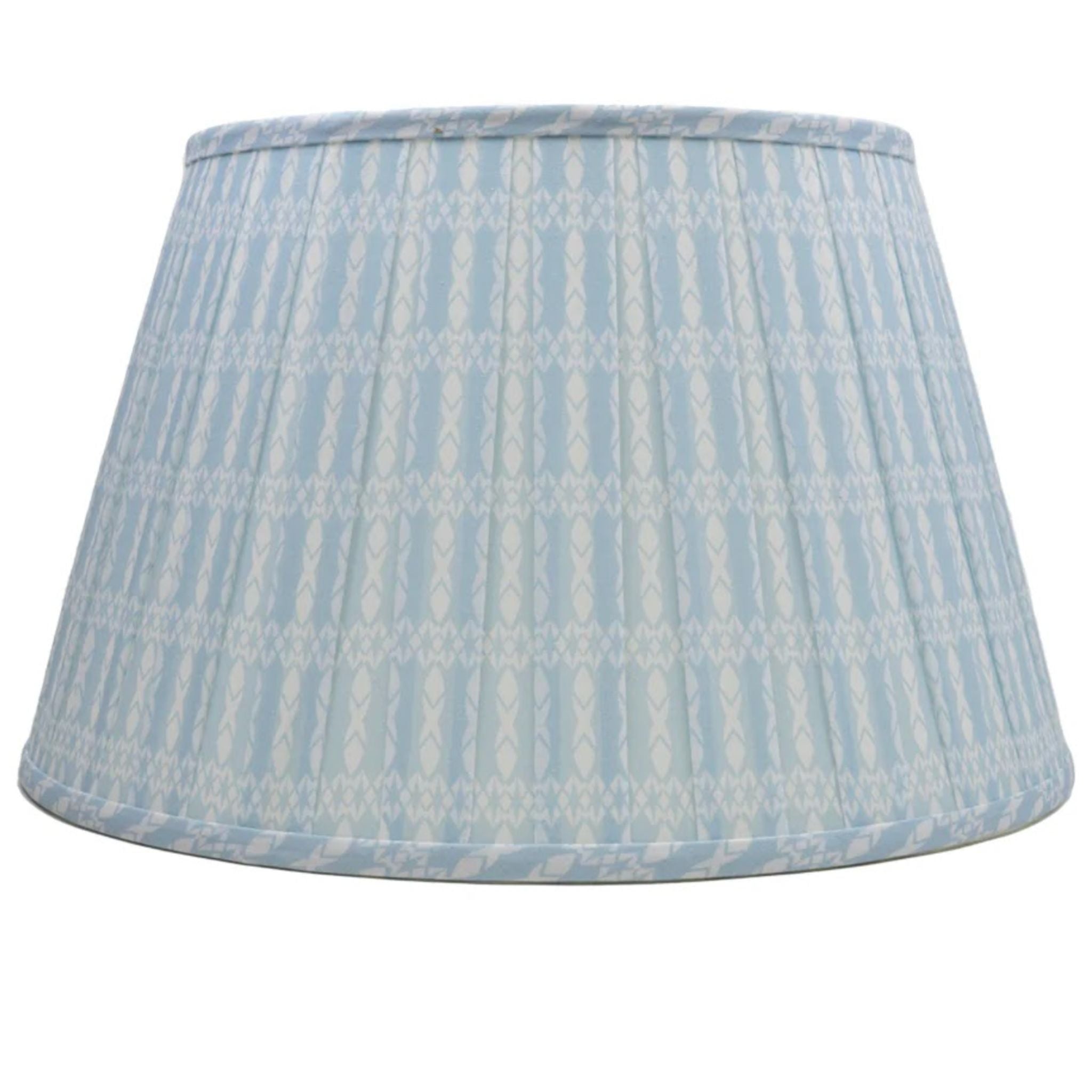 Blue Anna Printed Lampshade - Vintage Floral Design for Bedroom, Living Room & Nursery Decor - Perfect for Table Lamps & Floor Lamps
