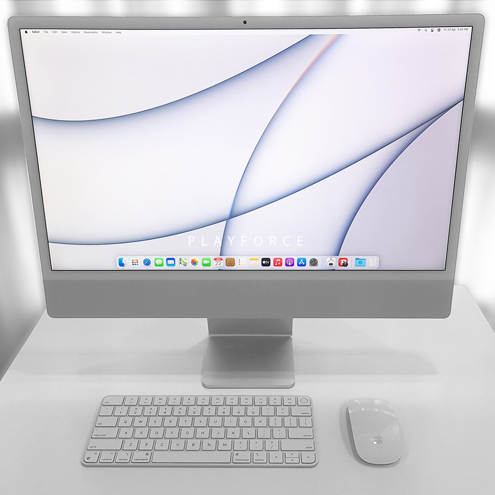 2021 Apple iMac 24-inch All-in-One Desktop Computer with M1 Chip (16GB RAM, 1TB SSD, 8-Core CPU & GPU) - Perfect for Home Office, Graphic Design & Video Editing