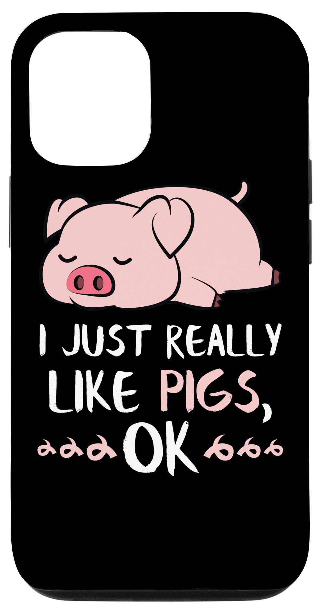 Funny Pig iPhone 12/12 Pro Case - Cute Pig Lover Gift with Premium Protection | Perfect for Pig Enthusiasts, Animal Lovers & Unique Phone Accessory Gifts