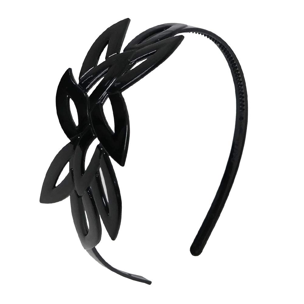 8-Piece Non-Slip Plastic Headbands with Inner Teeth Comb - Comfortable Hair Accessories for Women & Girls (ph8p_02) - Perfect for Sports, Workouts, Yoga, and Everyday Styling