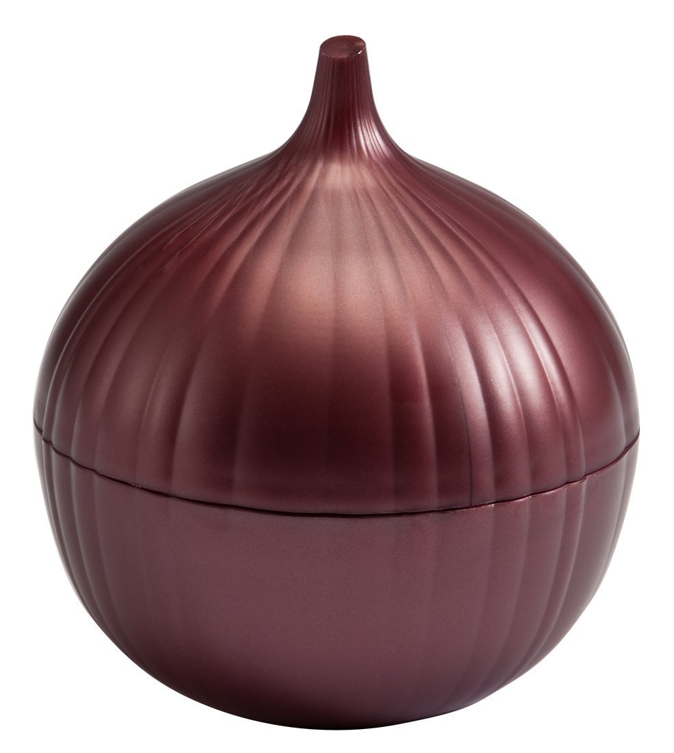 Best Hutzler Onion Saver - Red (2-Pack) | Fresh Onion Storage Container | Perfect for Kitchen, Pantry & Refrigerator Organization