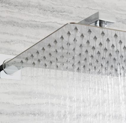 Stainless Steel Shower Extension Arm 60cm/23.62in - Adjustable Wall Mounted Shower Arm for Bathroom, Handheld Showerhead & Rainfall Shower - Perfect for Small Bathrooms, RV & Camping Use