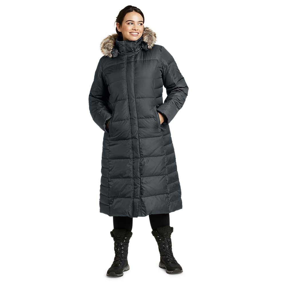 Eddie Bauer Women's Lodge Down Duffle Coat - Waterproof Winter Jacket with Hood, Warm Insulated Parka for Cold Weather - Perfect for Snowboarding, Skiing & Outdoor Adventures